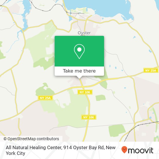 All Natural Healing Center, 914 Oyster Bay Rd map