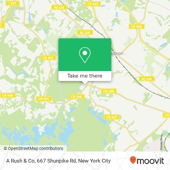 A Rush & Co, 667 Shunpike Rd map