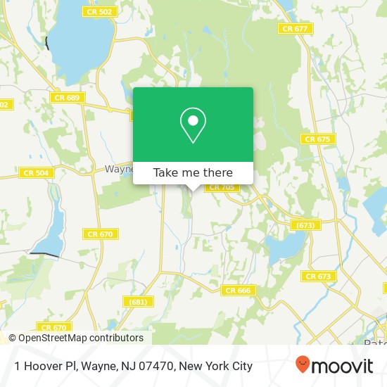 1 Hoover Pl, Wayne, NJ 07470 map