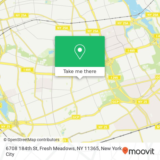 6708 184th St, Fresh Meadows, NY 11365 map