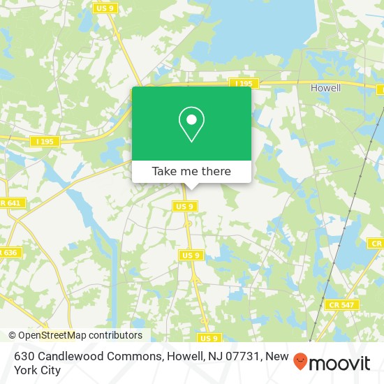 630 Candlewood Commons, Howell, NJ 07731 map