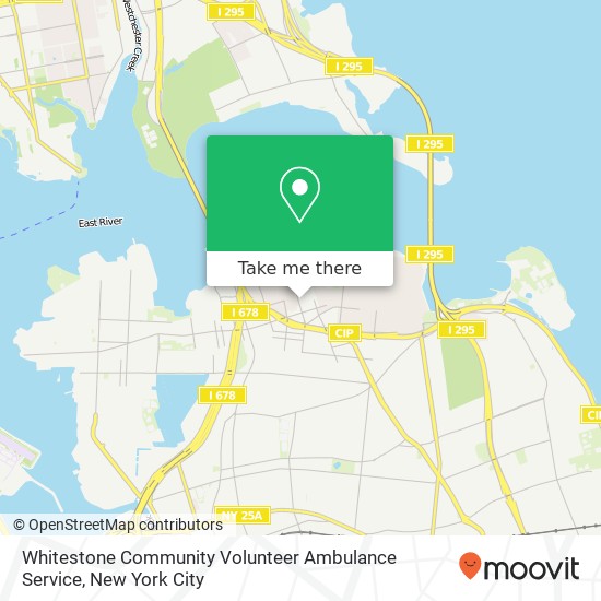 Whitestone Community Volunteer Ambulance Service map