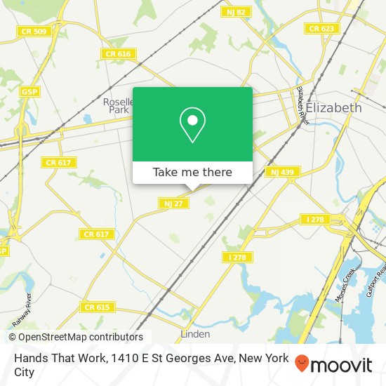 Hands That Work, 1410 E St Georges Ave map