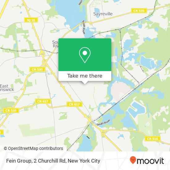 Mapa de Fein Group, 2 Churchill Rd