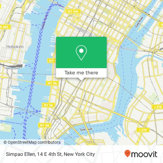 Mapa de Simpao Ellen, 14 E 4th St