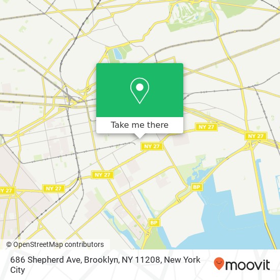 686 Shepherd Ave, Brooklyn, NY 11208 map