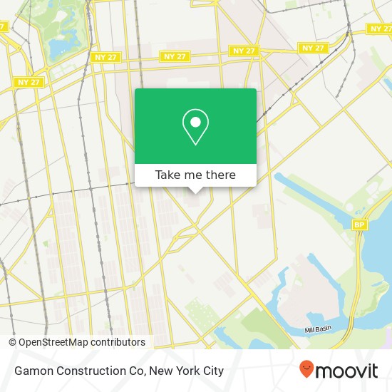 Mapa de Gamon Construction Co