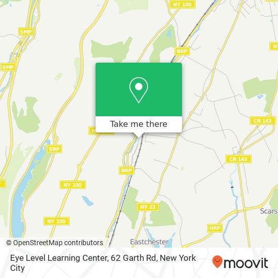 Mapa de Eye Level Learning Center, 62 Garth Rd