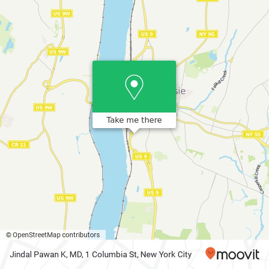 Jindal Pawan K, MD, 1 Columbia St map