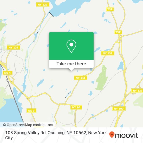 108 Spring Valley Rd, Ossining, NY 10562 map