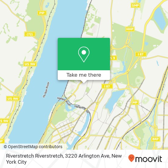 Mapa de Riverstretch Riverstretch, 3220 Arlington Ave