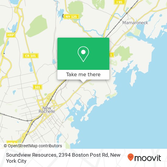 Soundview Resources, 2394 Boston Post Rd map