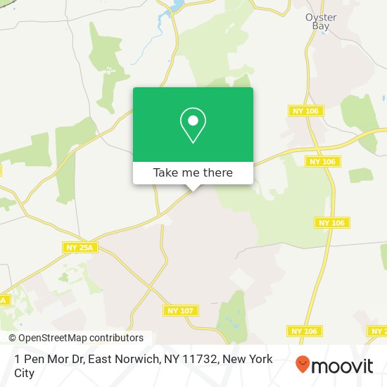 1 Pen Mor Dr, East Norwich, NY 11732 map