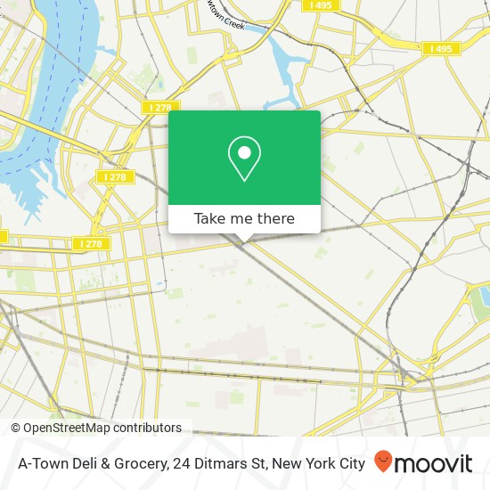 Mapa de A-Town Deli & Grocery, 24 Ditmars St