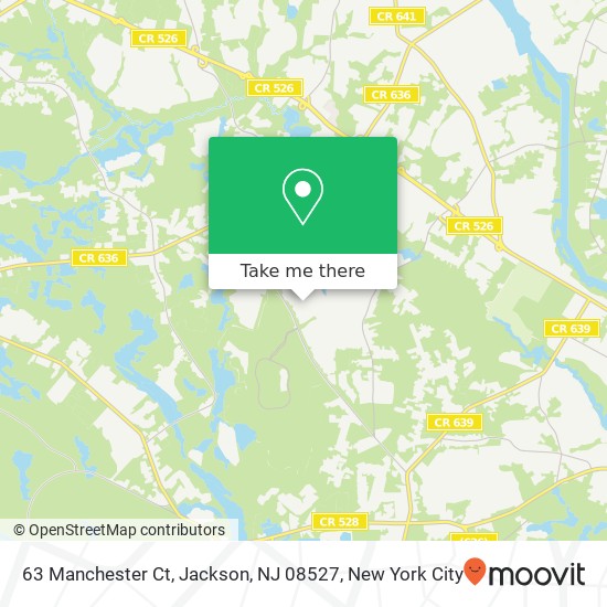 63 Manchester Ct, Jackson, NJ 08527 map