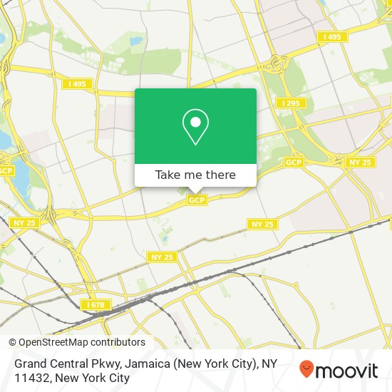 Grand Central Pkwy, Jamaica (New York City), NY 11432 map