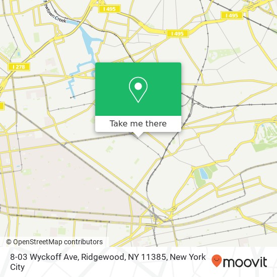 8-03 Wyckoff Ave, Ridgewood, NY 11385 map