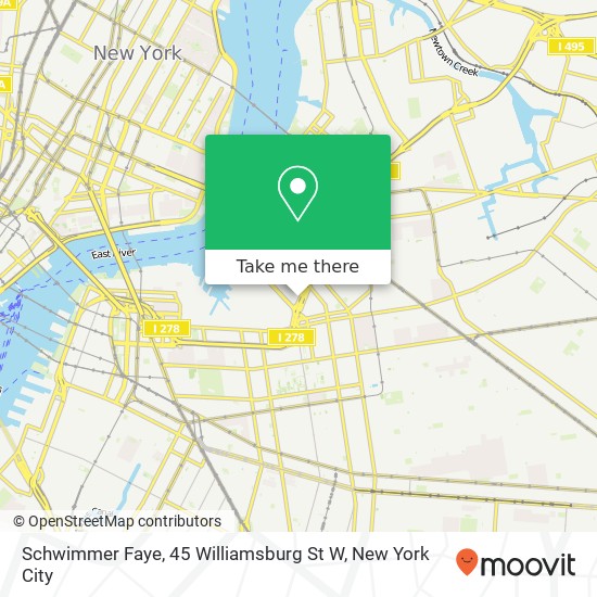 Schwimmer Faye, 45 Williamsburg St W map