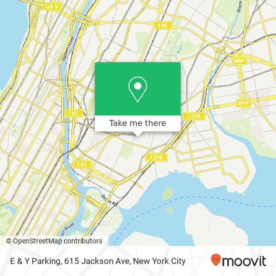 Mapa de E & Y Parking, 615 Jackson Ave