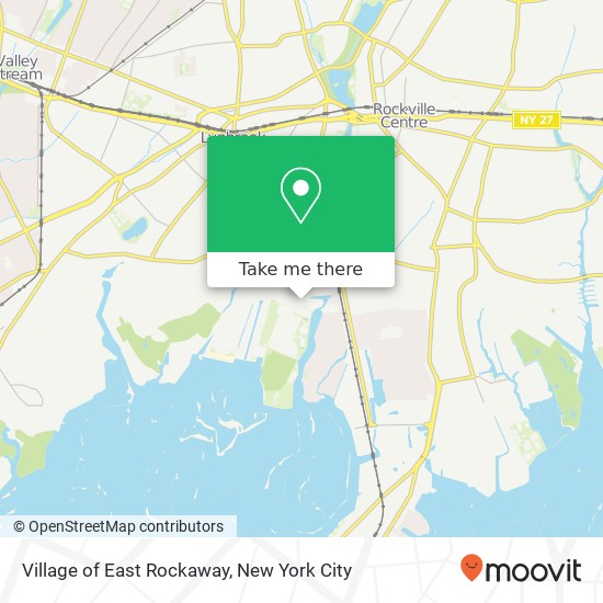 Mapa de Village of East Rockaway