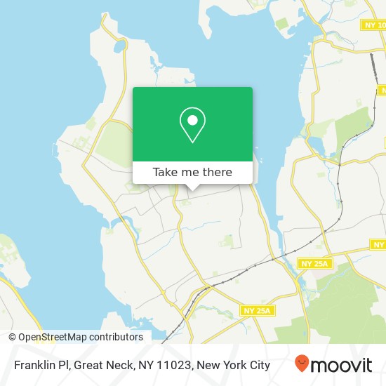 Mapa de Franklin Pl, Great Neck, NY 11023