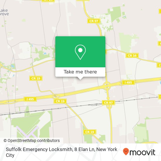 Suffolk Emergency Locksmith, 8 Elan Ln map