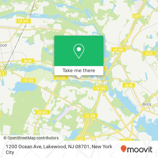 1200 Ocean Ave, Lakewood, NJ 08701 map
