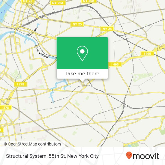 Mapa de Structural System, 55th St
