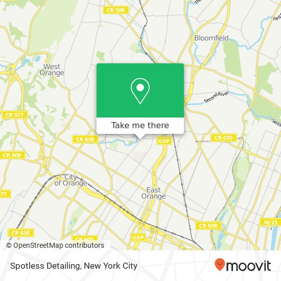 Spotless Detailing map