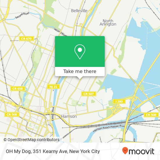 OH My Dog, 351 Kearny Ave map