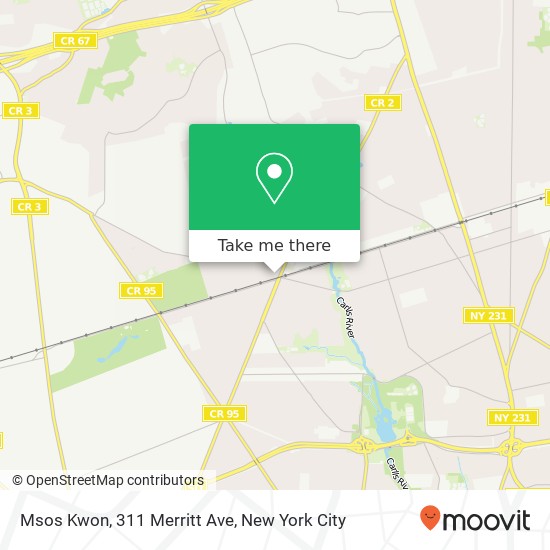Mapa de Msos Kwon, 311 Merritt Ave