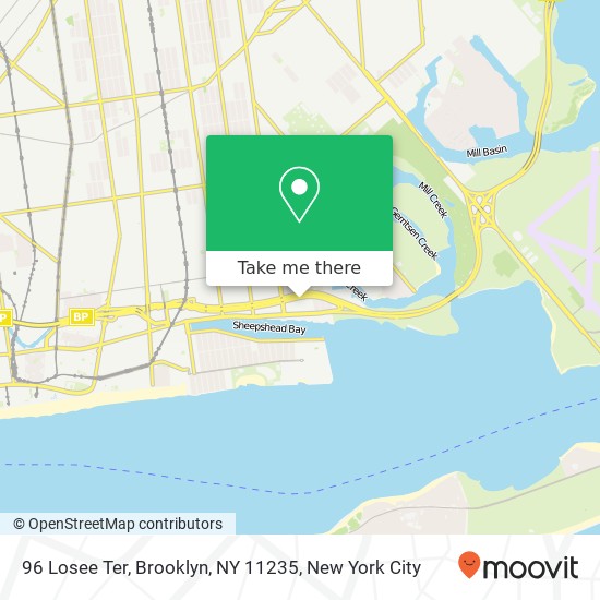 Mapa de 96 Losee Ter, Brooklyn, NY 11235
