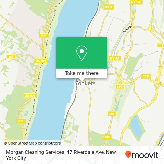 Mapa de Morgan Cleaning Services, 47 Riverdale Ave