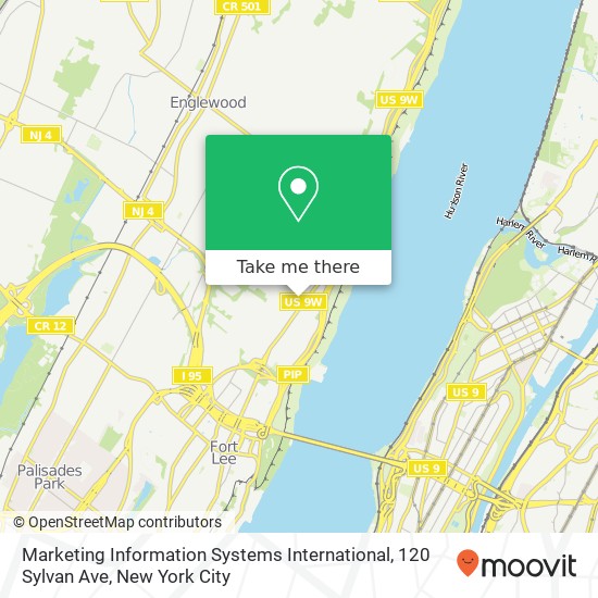 Mapa de Marketing Information Systems International, 120 Sylvan Ave