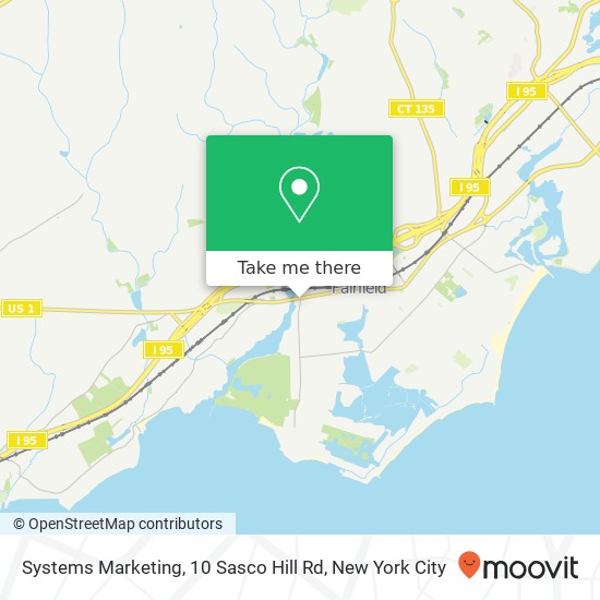 Mapa de Systems Marketing, 10 Sasco Hill Rd