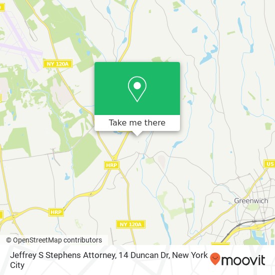 Mapa de Jeffrey S Stephens Attorney, 14 Duncan Dr