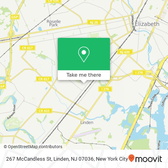 267 McCandless St, Linden, NJ 07036 map