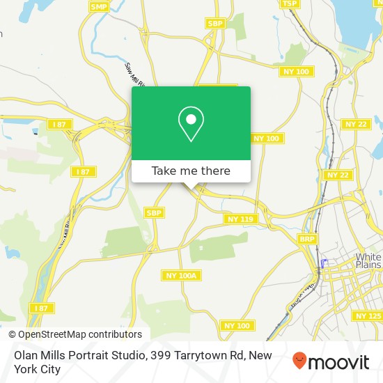 Mapa de Olan Mills Portrait Studio, 399 Tarrytown Rd