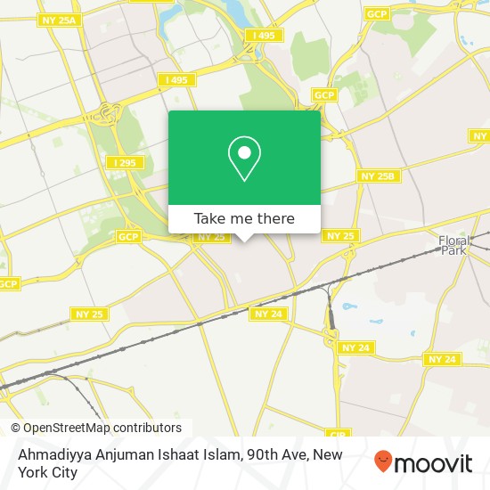 Ahmadiyya Anjuman Ishaat Islam, 90th Ave map