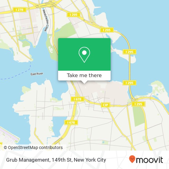 Grub Management, 149th St map