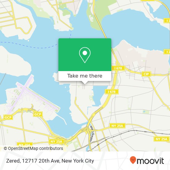 Mapa de Zered, 12717 20th Ave