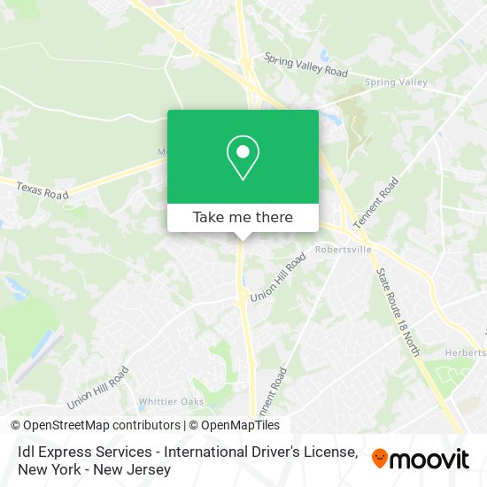 Idl Express Services - International Driver's License map