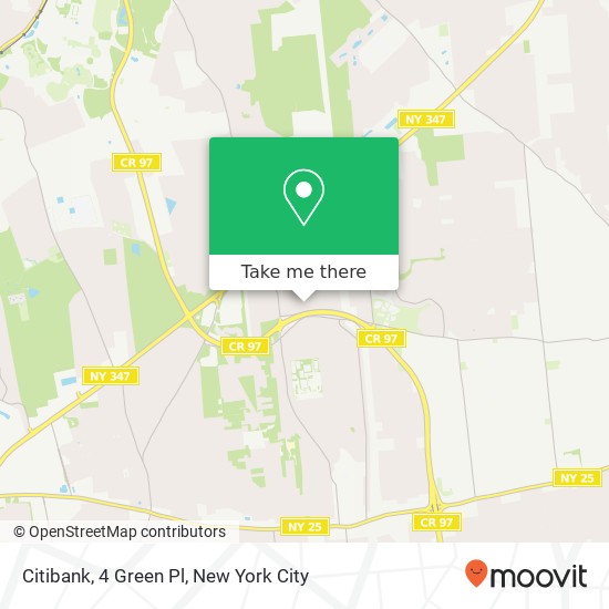 Citibank, 4 Green Pl map