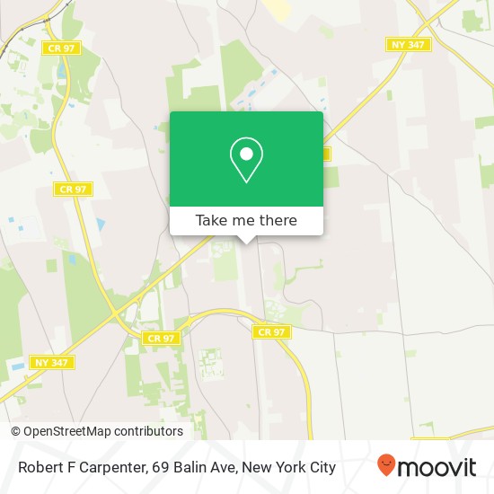 Robert F Carpenter, 69 Balin Ave map