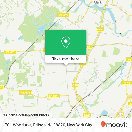 701 Wood Ave, Edison, NJ 08820 map