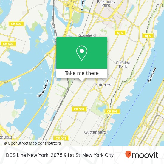 DCS Line New York, 2075 91st St map