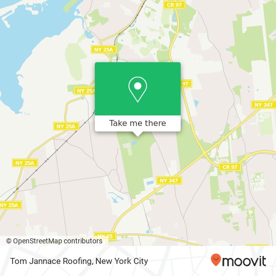 Mapa de Tom Jannace Roofing