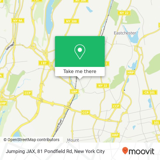 Mapa de Jumping JAX, 81 Pondfield Rd