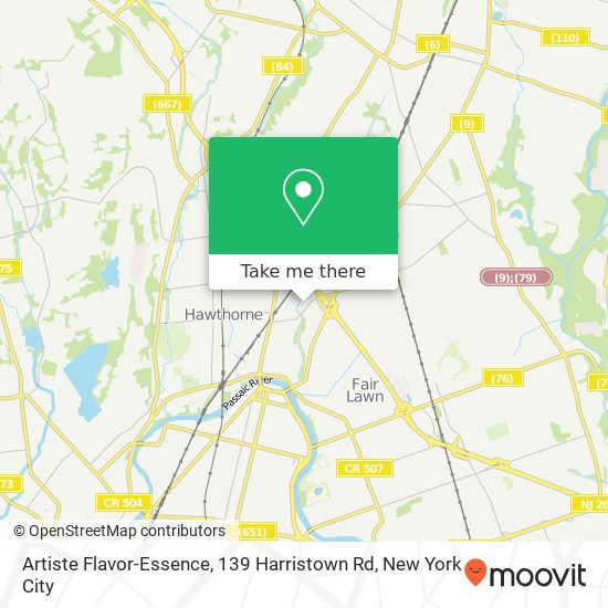 Artiste Flavor-Essence, 139 Harristown Rd map