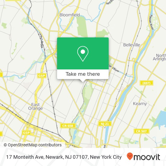 17 Monteith Ave, Newark, NJ 07107 map